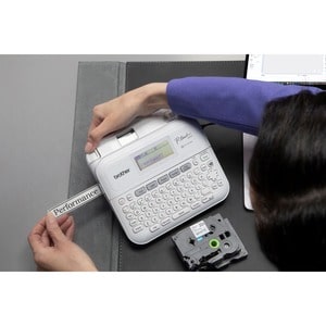 Brother® P-touch PT-D410 Home/Office Advanced Connected Label Maker - 15 Fonts - Connect via USB - Takes TZe Label Tapes u