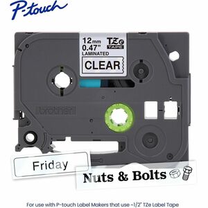 Brother P-touch Cinta para etiquetas - - DiámetroCinta - Térmica - Laminada - Resistente a sustancias químicas, Resistente