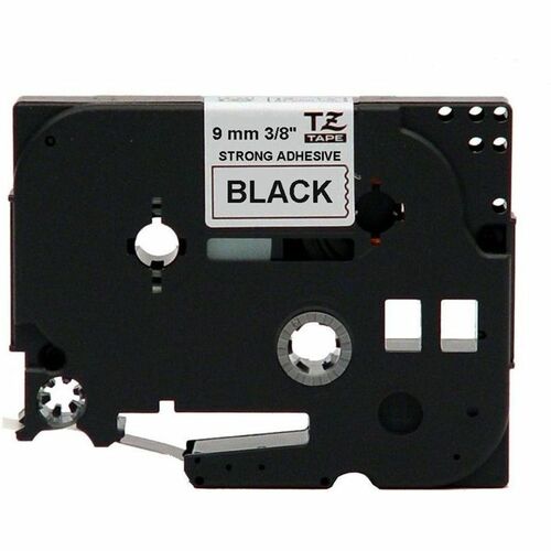 P-touch TZES221 Label Tape - 9.53 mm Width - White - Polyethylene - Laminated - Temperature Resistant, Abrasion Resistant,