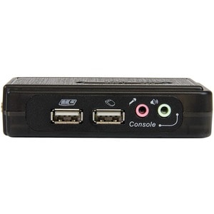 2PORT USB VGA KVM SWITCH WITH AUDIO AND CABLES