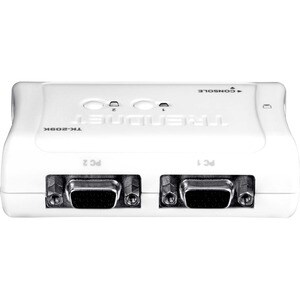 TRENDnet 2-Port USB KVM Switch and Cable Kit with Audio, Manage Two PCs, USB 1.1, Hot-Plug, Auto-Scan, Hot-Keys, Windows &