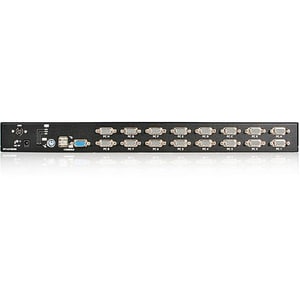 StarTech.com 16 Port 1U Rackmount USB PS/2 KVM Switch with OSD - Control up to 16 USB or PS/2-connected computers from one