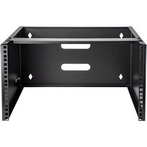 StarTech.com 6U Wall Mount Rack, 14in Deep, 19 inch Wall Mount Network Rack, Wall Mounting Patch Panel Bracket for Switch/