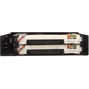 StarTech 2 Drive 2.5in Trayless Hot Swap SATA Mobile Rack Backplane - Storage bay adapter - black - Easy, trayless removal