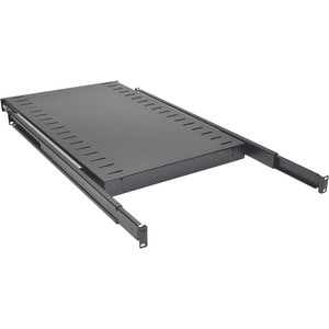 Tripp Lite by Eaton SmartRack Standard Sliding Shelf (50 lbs / 22.7 kgs capacity; 28.3 in/719 mm Deep) - Black - Cold-roll