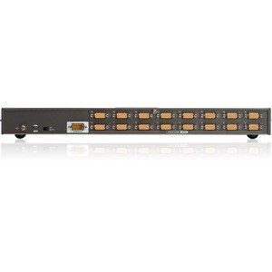 IOGEAR GCS1716 16-Port USB PS/2 Combo KVM Switch - 16 x 1 - 16 x SPHD-15 Keyboard/Mouse/Video - 1U - Rack-mountable