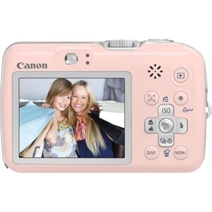Canon PowerShot E1 10 Megapixel Compact Camera - Pink - 6.4 cm (2.5")LCD - Optical Viewfinder - 4x Optical Zoom - 4x Digit
