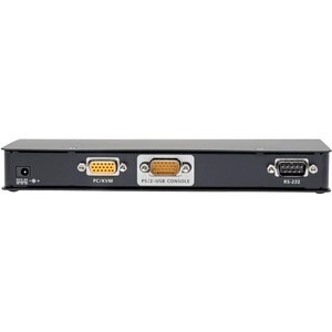 Tripp Lite by Eaton KVM Server Remote Control External over IP RS-232 Port TAA GSA - 1 x 1 - 1 x Keyboard/Mouse/Video - 0U