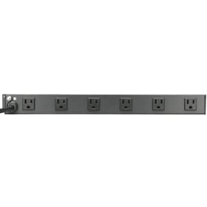 Tripp Lite Power Strip Rackmount Metal 120V 5-15R Right Angle 12 Outlet 1U - NEMA 5-15P - 12 NEMA 5-15R Hospital Grade - 4