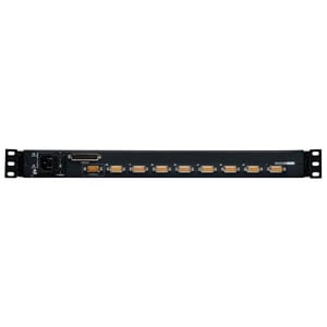 Tripp Lite by Eaton NetDirector 8-Port 1U Rack-Mount Console KVM Switch with 19-in. LCD + 8 PS2/USB Combo Cables, TAA - 8 