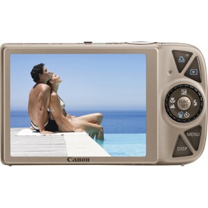Canon Digital IXUS 990 IS 12.1 Megapixel Compact Camera - Silver - 7.6 cm (3")LCD - 5x Optical Zoom - 4x Digital Zoom - 40