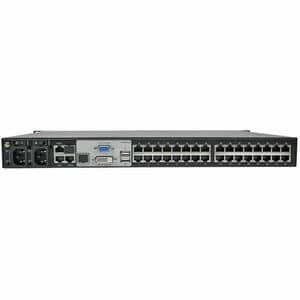 Eaton Tripp Lite Series NetDirector 32-Port Cat5 KVM over IP Switch - Virtual Media, 2 Remote + 1 Local User, 1U Rack-Moun