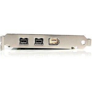 StarTech.com 3 Port 2b 1a PCI 1394b FireWire Adapter Card with DV Editing Kit - Add 2 FireWire-800 and 1 FireWire-400 to y