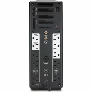 APC by Schneider Electric BR1500G 120V Backup System - Tower - 8 Hour Recharge - 3 Minute Stand-by - 120 V Input - 120 V A