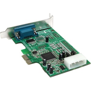 StarTech.com 1 Port Low Profile PCI Express Serial Card - 16550 - Add a RS-232 serial port to your standard or small form 