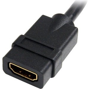StarTech.com 6in HDMI Extension Cable, Short HDMI Cable Extender Male to Female, 4K UHD HDMI Port Saver M/F, HDMI 1.4, HDM