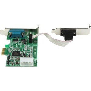 StarTech.com 2 Port Low Profile PCI Express Serial Card - 16550 - PCI Express x1 - PC, Mac, Linux - 2 x Number of Serial P