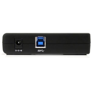 StarTech.com 4 Port Black SuperSpeed USB 3.0 Hub - Add four external SuperSpeed USB 3.0 ports from a single USB connection
