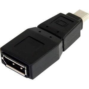 StarTech.com Compact Mini DisplayPort to DisplayPort Adapter, 4K x 2K Video, UHD Mini DP to DP Converter, mDP to DP 1.2 Ad