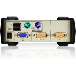 ATEN CubiQ KVM Switch - 2 Computer(s) - QXGA - 2048 x 1536 - 2 x PS/2 Port - 2 x USB1 x VGA