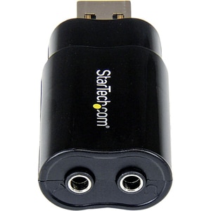 StarTech.com Audio USB Adapter - 1 x Type A USB 2.0 USB Male - 1 x Mini-phone Audio In Female, 1 x Mini-phone Audio Out Fe
