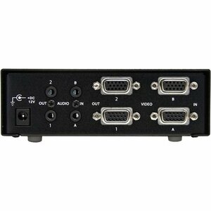 StarTech.com 2x2 VGA Matrix Video Switch Splitter with Audio - 1920 x 1440 - 2 Input Device - 2 Display - Computer, Displa