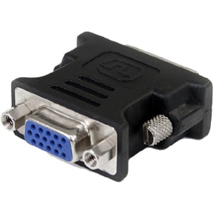 StarTech.com Adaptateur / Convertisseur vidéo DVI-I vers VGA - Mâle / Femelle - Noir - Noir