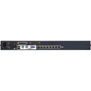 ATEN KH1508A KVM Extender - 8 Computer(s) - UXGA - 1600 x 1200 Maximum Video Resolution - 8 x Network (RJ-45) - 2 x PS/2 P
