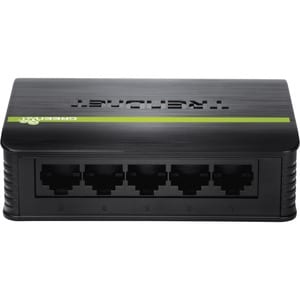 TRENDnet TE100-S5 5 Ports Ethernet Switch - Fast Ethernet - 10Base-T, 100Base-TX - New - 2 Layer Supported - Twisted Pair 