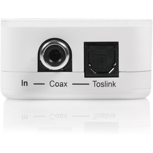 StarTech.com Two Way Digital Coax to Toslink Optical Audio Converter Repeater - 1 x RCA Audio Female, 1 x Toslink Digital 