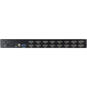 StarTech.com 16 Port Rackmount USB KVM Switch Kit with OSD and Cables - 1U - 16 Computer(s) - 1920 x 1440 - 1U - Rack-moun