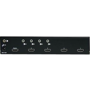 StarTech.com HDMI Splitter 1 In 4 Out - 1080p - 4 Port -Mounting Brackets - 1.3 Audio - HDMI Multi Port - HDMI Audio Split