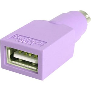 StarTech.com USB auf PS2 Tastatur Adapter - PS/2 Stecker zu USB Buchse Adapter - Schwarz