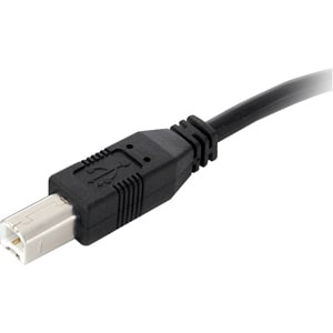 StarTech.com 10m Aktives USB 2.0 A auf B Kabel - Stecker/Stecker - Schwarz - Cable for Peripheriegerät - 480 Mbit/s - Absc