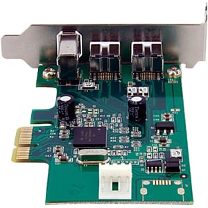StarTech.com Adaptador Tarjeta FireWire PCI-Express Bajo Perfil de 2 Puertos F/W 800 y 1 Puerto F/W 400 - 3 Total puerto(s