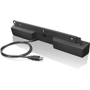 Lenovo 2.0 Speaker System - 2.50 W RMS - Black - USB
