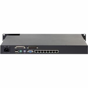Boîtier de commutation KVM APC by Schneider Electric - 8 Ordinateur(s) - 1 Utilisateur(s) local - 1U - Montable en rack