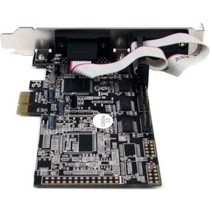 StarTech.com 4 Port PCIe Serial Adapter Card with 16550 - PCI Express x1 - PC - 4 x Number of Serial Ports External