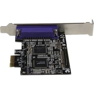 StarTech.com 2 Port PCI Express / PCI-e Parallel Adapter Card â€" IEEE 1284 with Low Profile Bracket - PCI Express x1 - PC