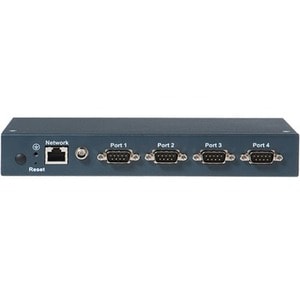 Brainboxes 4 Port RS422/485 Ethernet to Serial Adapter - DIN Rail Mountable, Wall-mountable - TAA Compliant