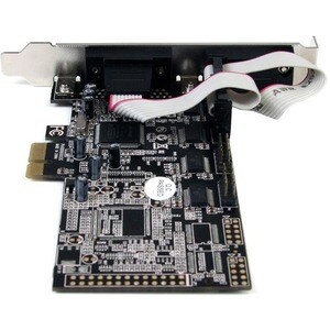 StarTech.com Tarjeta Adaptadora PCI Express PCIe de 4 Puertos Serial RS232 UART 16550 DB9 - PCI Express x1 - PC - 4 x Núme