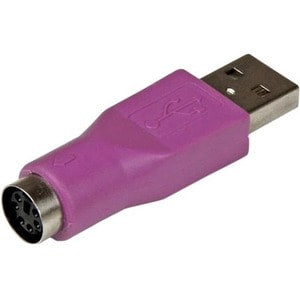 StarTech.com PS/2 Tastatur auf USB Adapter Buchse / Stecker - PS-2 / USB Konverter - Schwarz