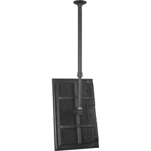 TH-3070-CTL ceiling mount - single display to 65kg (143lb) - short pole 1050mm to 1900mm (41.34" to 74.8") - Black