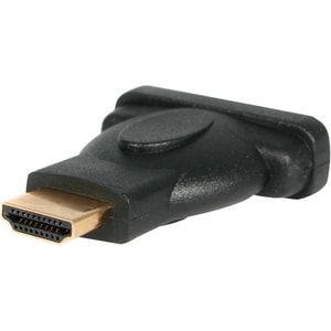 StarTech.com HDMI® auf DVI-D Kabeladapter - DVI-D (25 pin) zu HDMI (19 pin) Stecker/Buchse - Golden Anschluss - Schwarz
