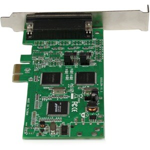 StarTech.com Tarjeta Adaptadora PCI Express PCI-E de 4 Puertos Serial Combo RS232 y RS485 RS 422 DB9 - PCI Express x1 - 3.