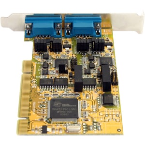 StarTech.com 2 Port RS232/422/485 PCI Serial Adapter w/ ESD - Universal PCI - PC - 2 x Number of Serial Ports External