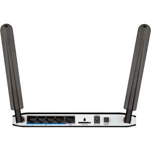 D-Link DWR-921, 4G LTE Router (2,4GHz WLAN Access Point, 1 x Mini-SIM Slot, LTE Kat.4, 2 x abnehmbare LTE-Antenne)