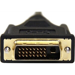 StarTech.com 1m Mini HDMI® auf DVI Kabel - St/St - Unterstützt bis zu1920 x 1200 - Abschirmung - Golden Beschichteter Stec
