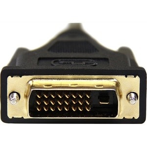 StarTech.com 1m (3.3 ft) Mini HDMI to DVI Cable, DVI-D to HDMI Cable (1920x1200p), HDMI Mini Male to DVI-D Male Display Ca