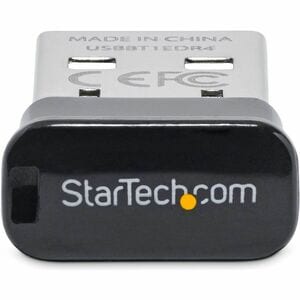 StarTech.com Bluetooth Adapter - Mini Bluetooth 4.0 USB Adapter - 50m/165ft Wireless Bluetooth Dongle - Smart Ready LE+EDR